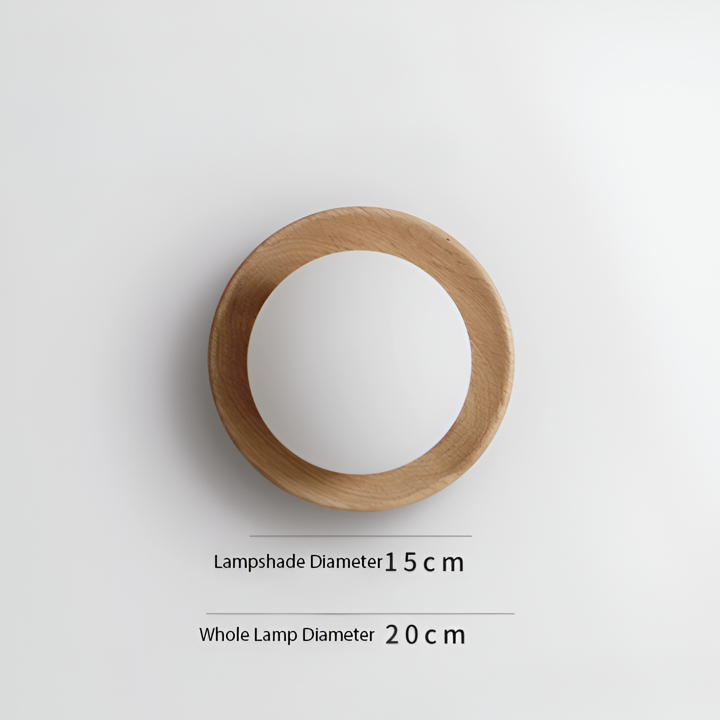 Nordic Minimalist Natural Wood LED Wall Light T2004