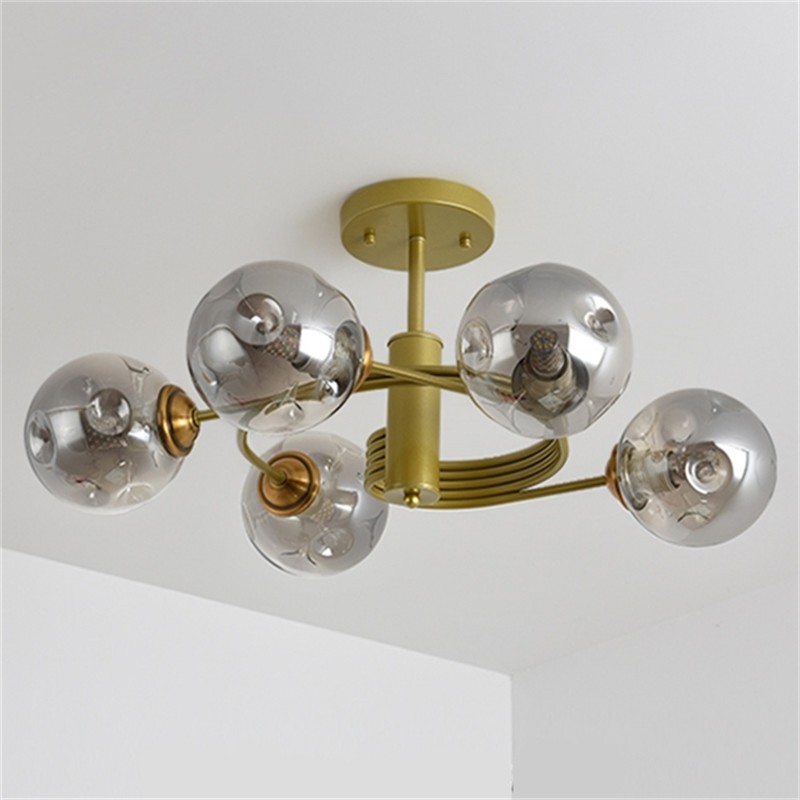 Globe Combination Pendant Lamp