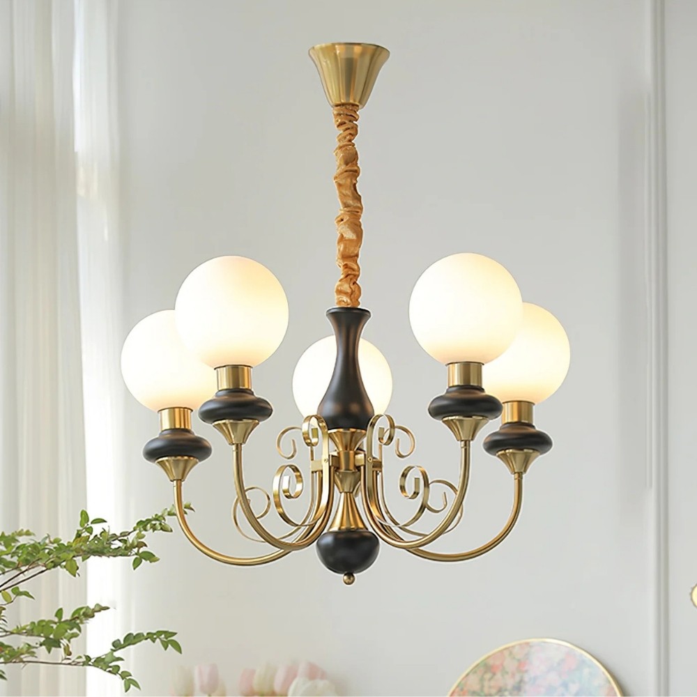 Modern Chandelier with Graceful Silhouette for Ambient Light S219