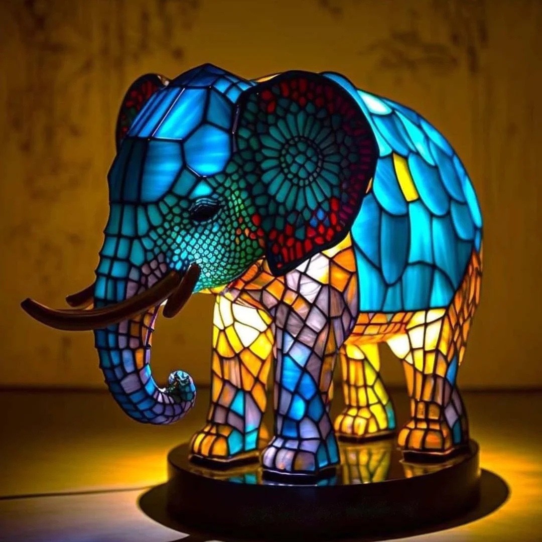 Magical Animal Statue Resin Table Lamp M537