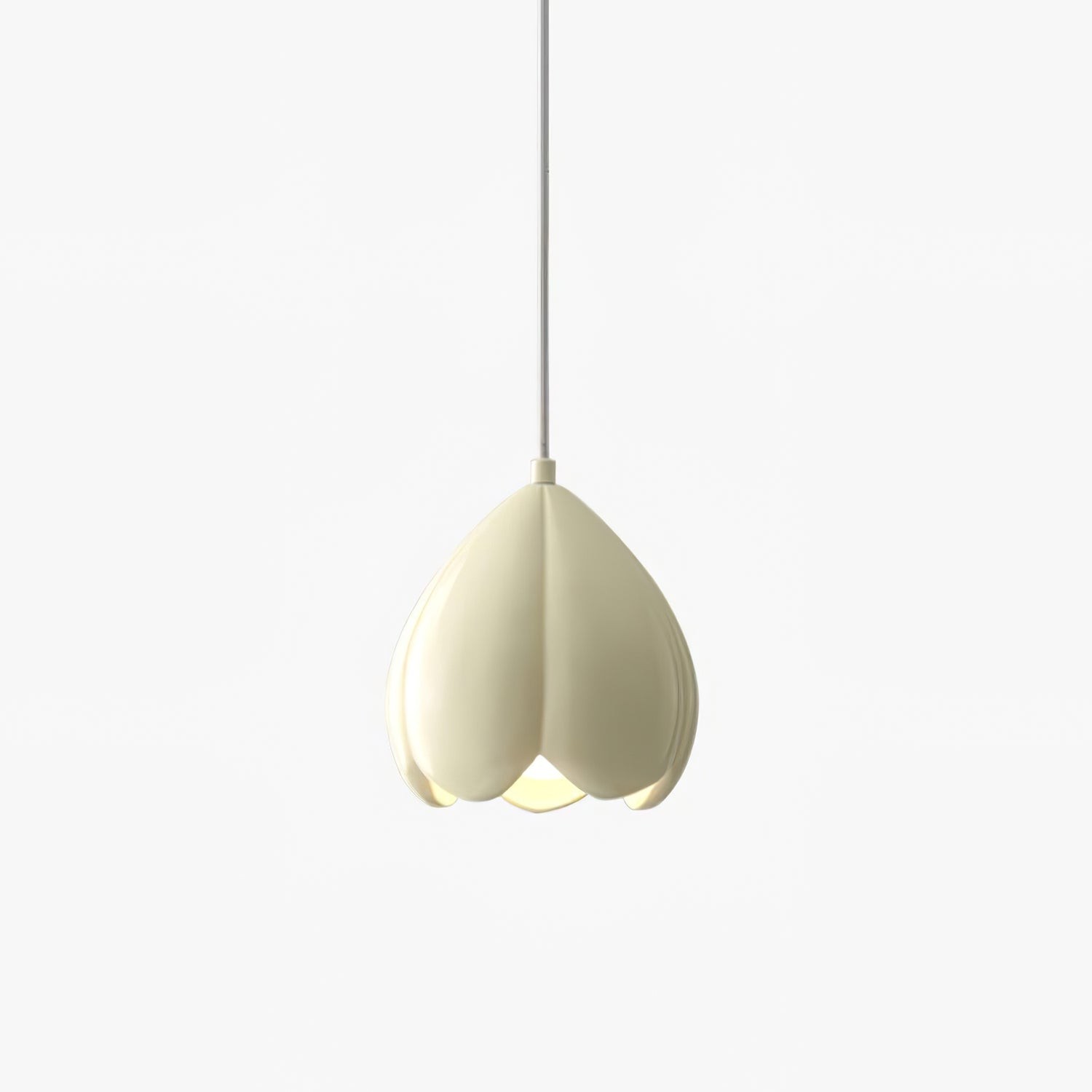 Cream Color Resin Pod Pendant Lamp M369