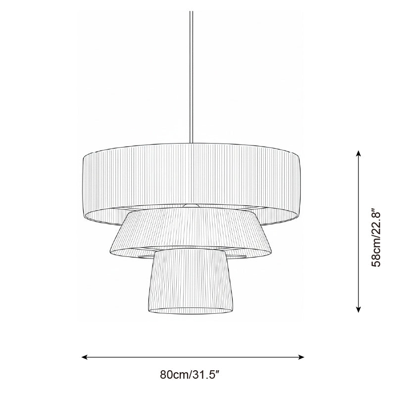 Serapha Tier Pendant Lamp T1513