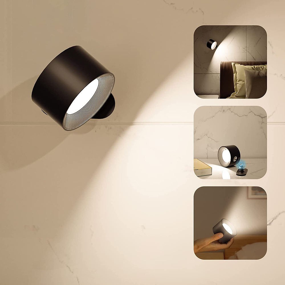 Wireless Rotatable LED Bedside Reading Wall Lamp S58