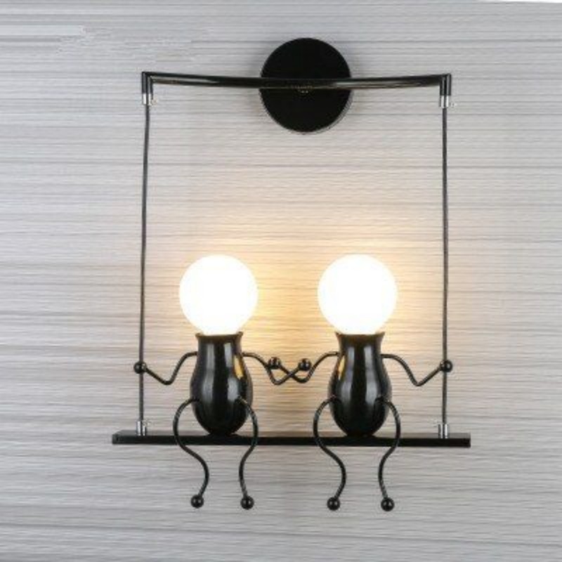 Cartoon Robot Wall Light