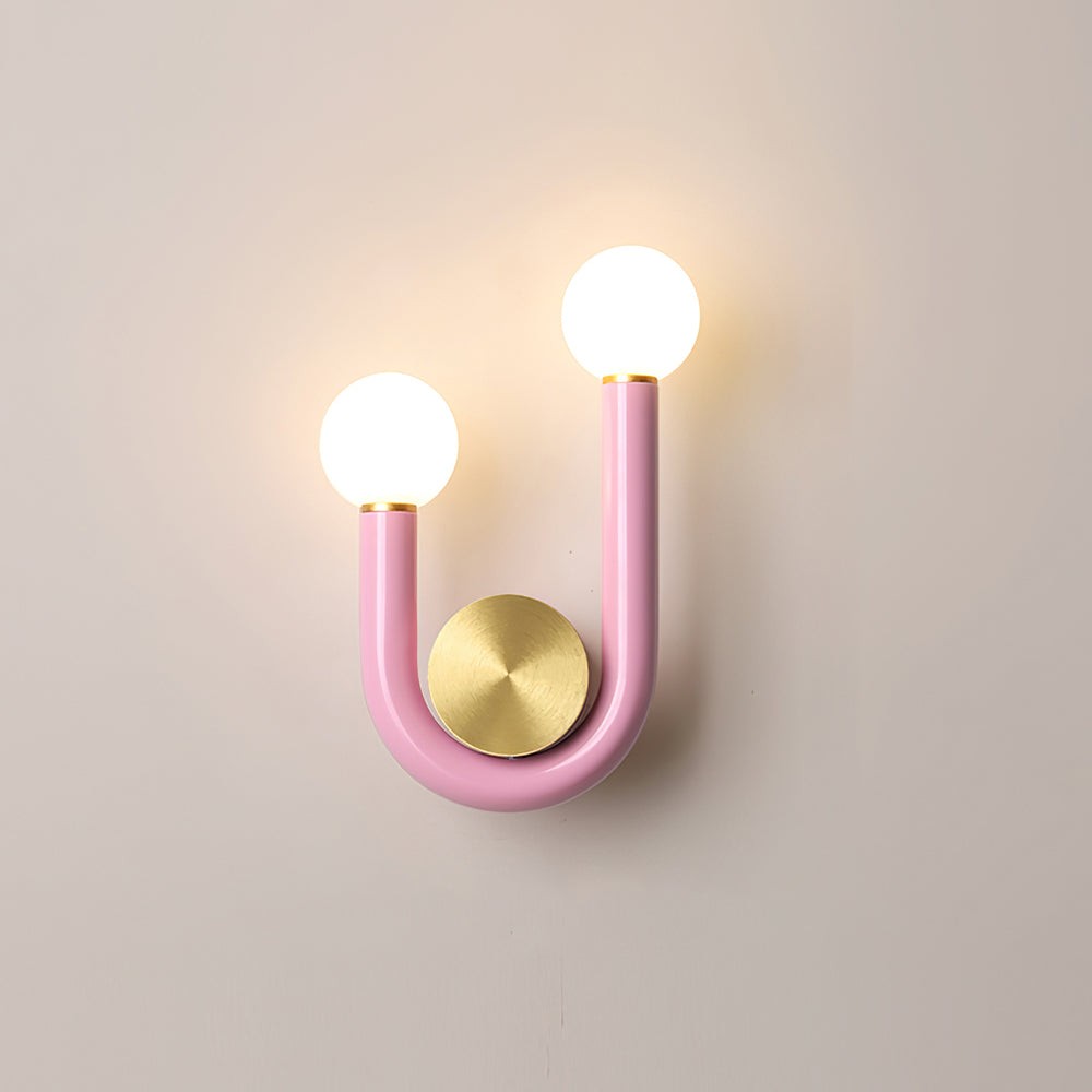 Creative U Shaped Double Head Wall Lamp M91