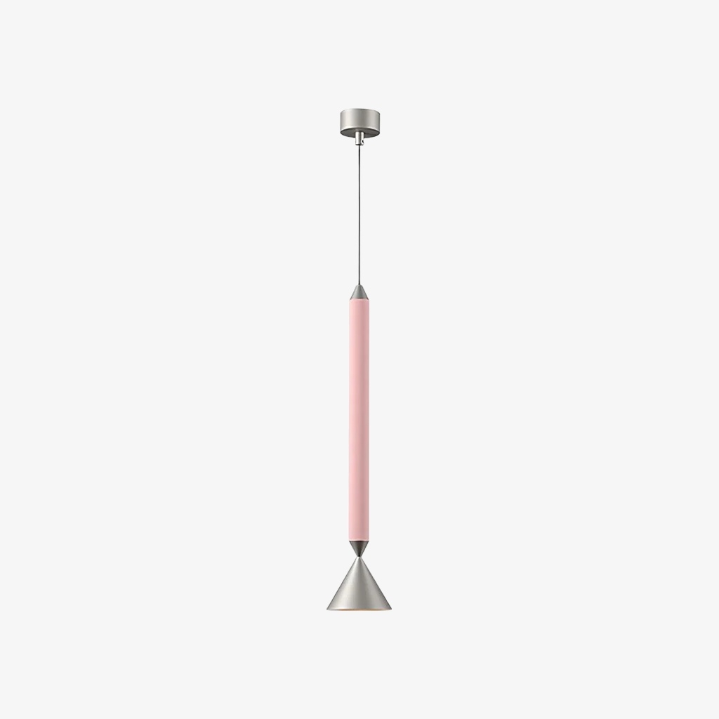 Vertara Minimal Cone Pendant Light – Sleek Architectural Hanging Lamp for Dining and Kitchen T1206