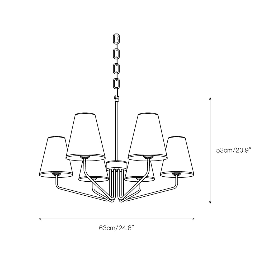 Kennedy Chandelier T1725