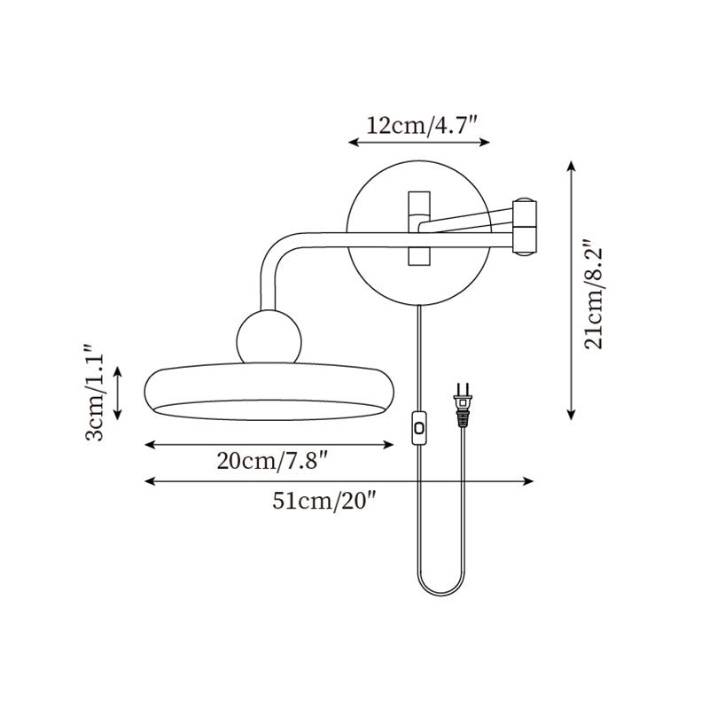 Karlin Plug In Wall Lamp T1245