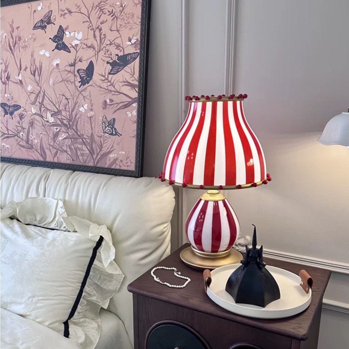 Festilo Circus-Style Metal Table Lamp — Vintage Living Room Accent S278