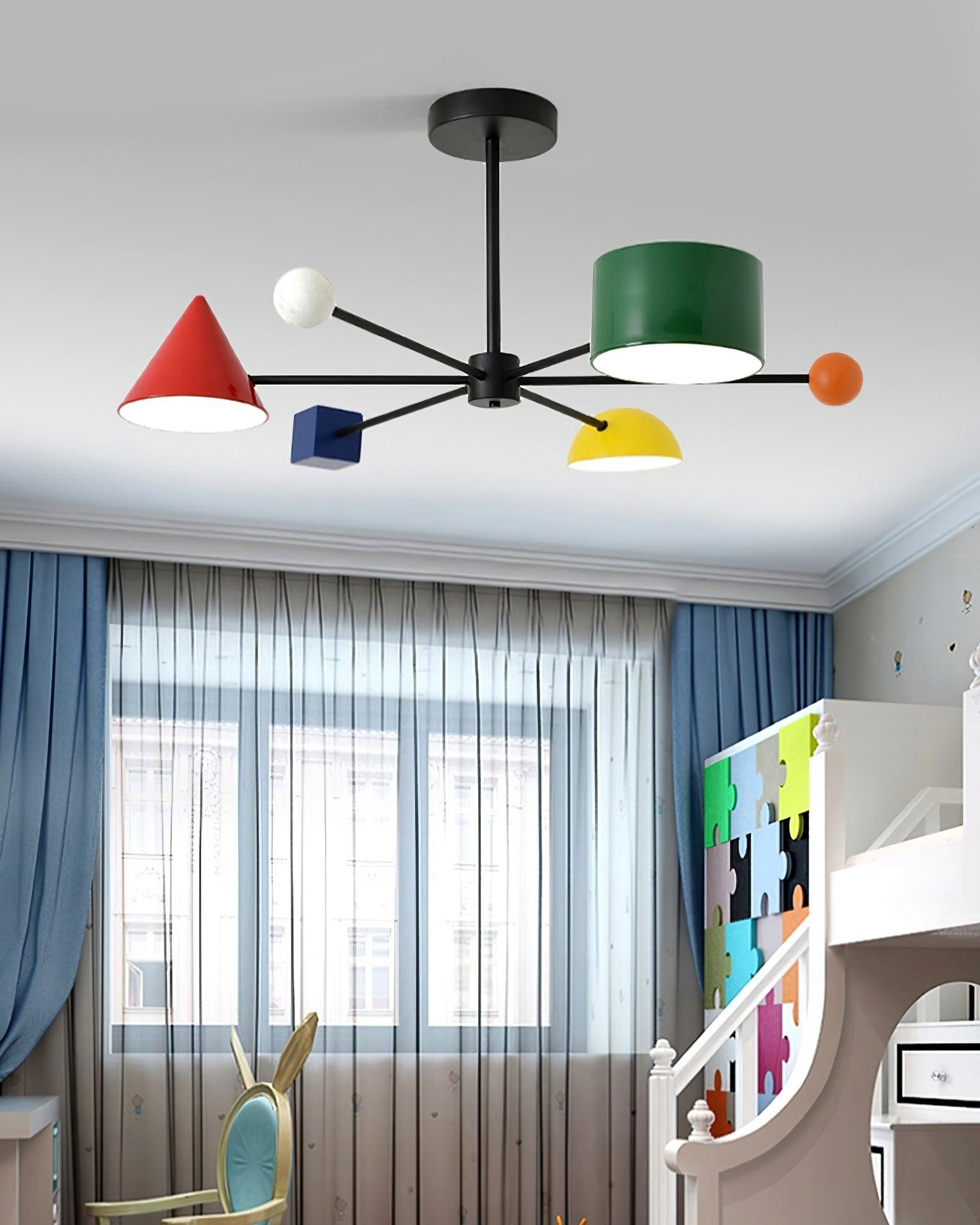 Geometric Colorful Ceiling Light M276