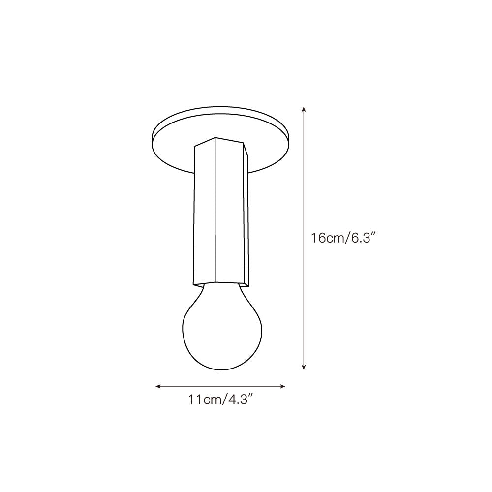 Adams Flush Mount Ceiling Lamp T1924