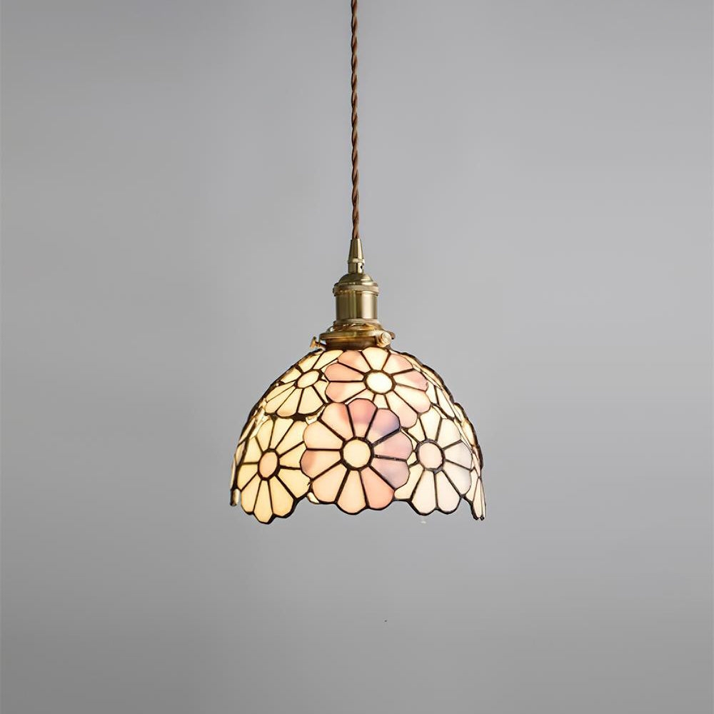 Suka Floral Plug In Pendant Lamp T1356
