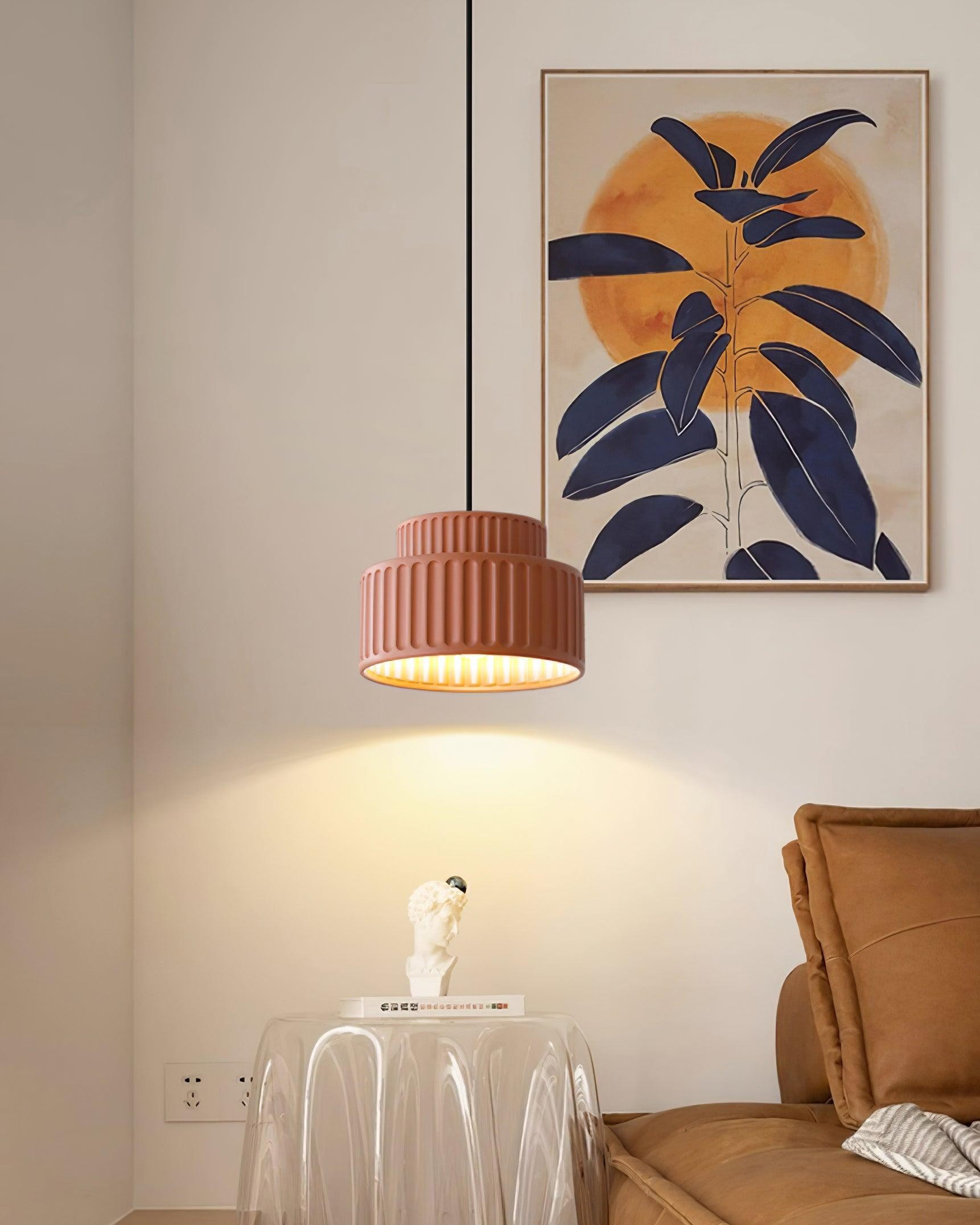 Nordic Resin Column Pendant Lamp M149