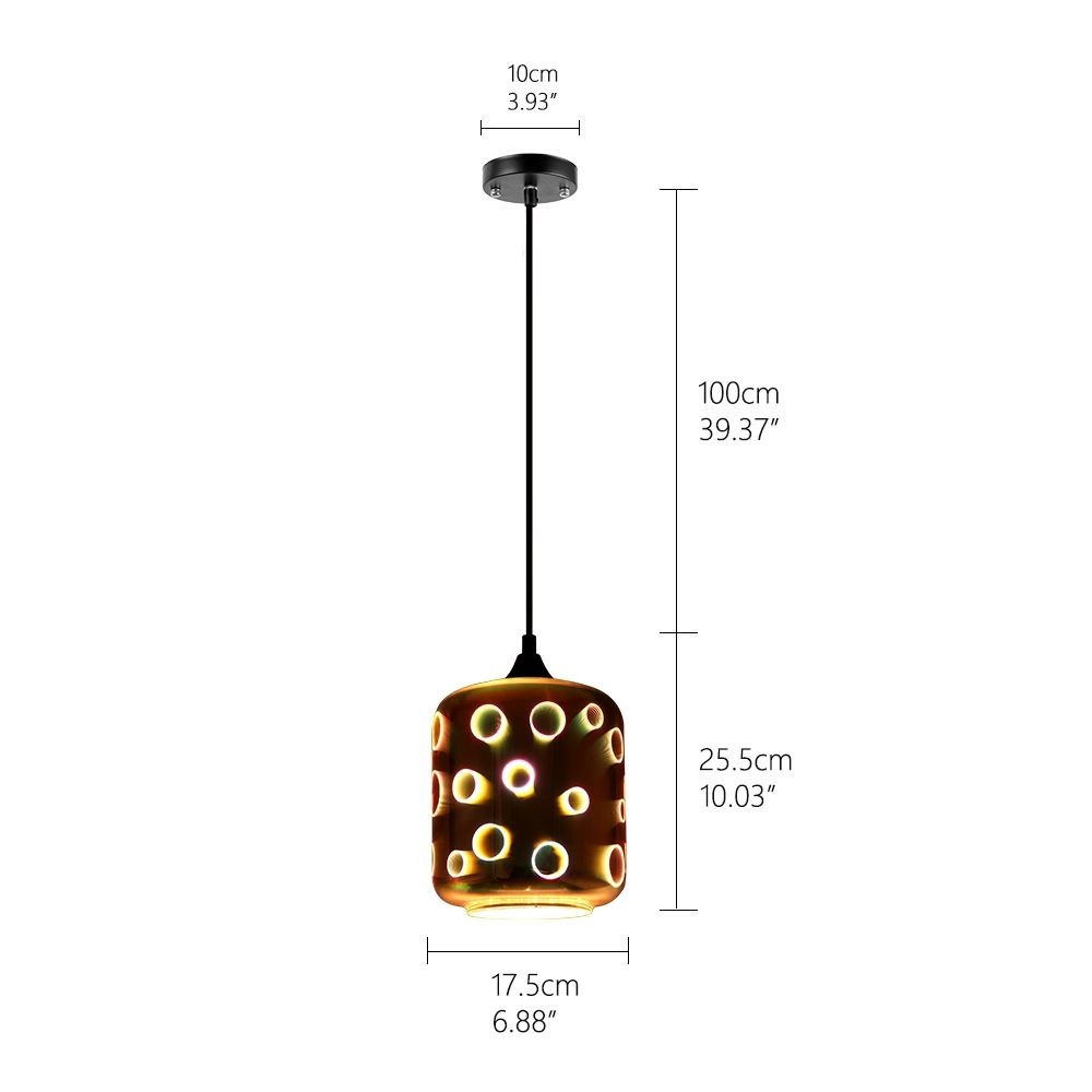 Modern 3D Colorful Nordic Pendant Lamp