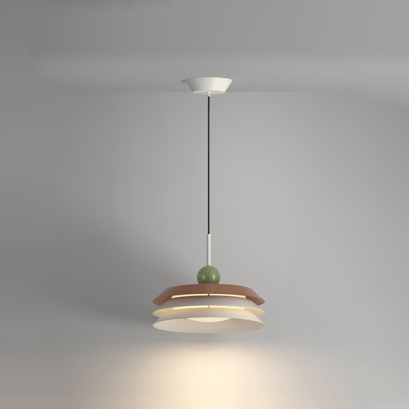 Nordic Creative Cream Style Multi-Layer Pendant Lamp For Living Room M345