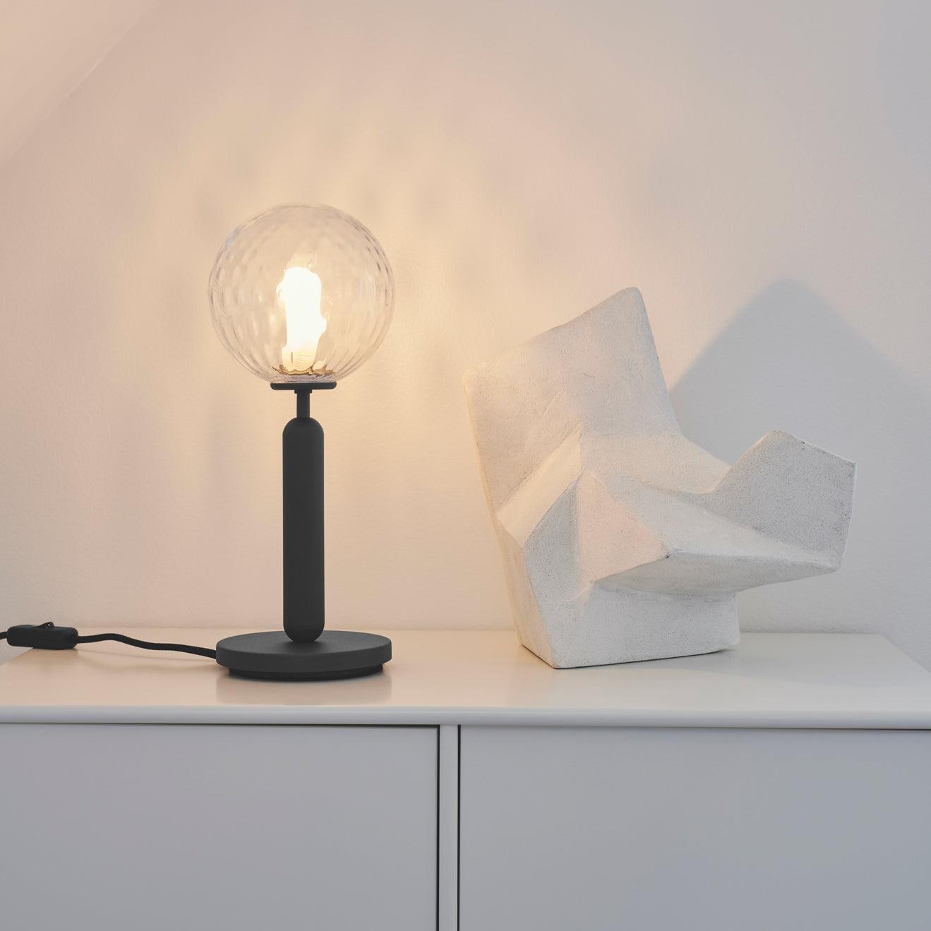 Spherical Stylish Glass Induction Table Lamp M532