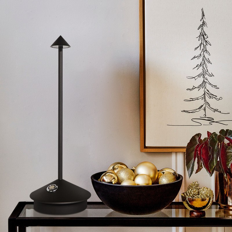 Glimma Rechargeable LED Table Lamp - Modern Portable Lamp for Living Room