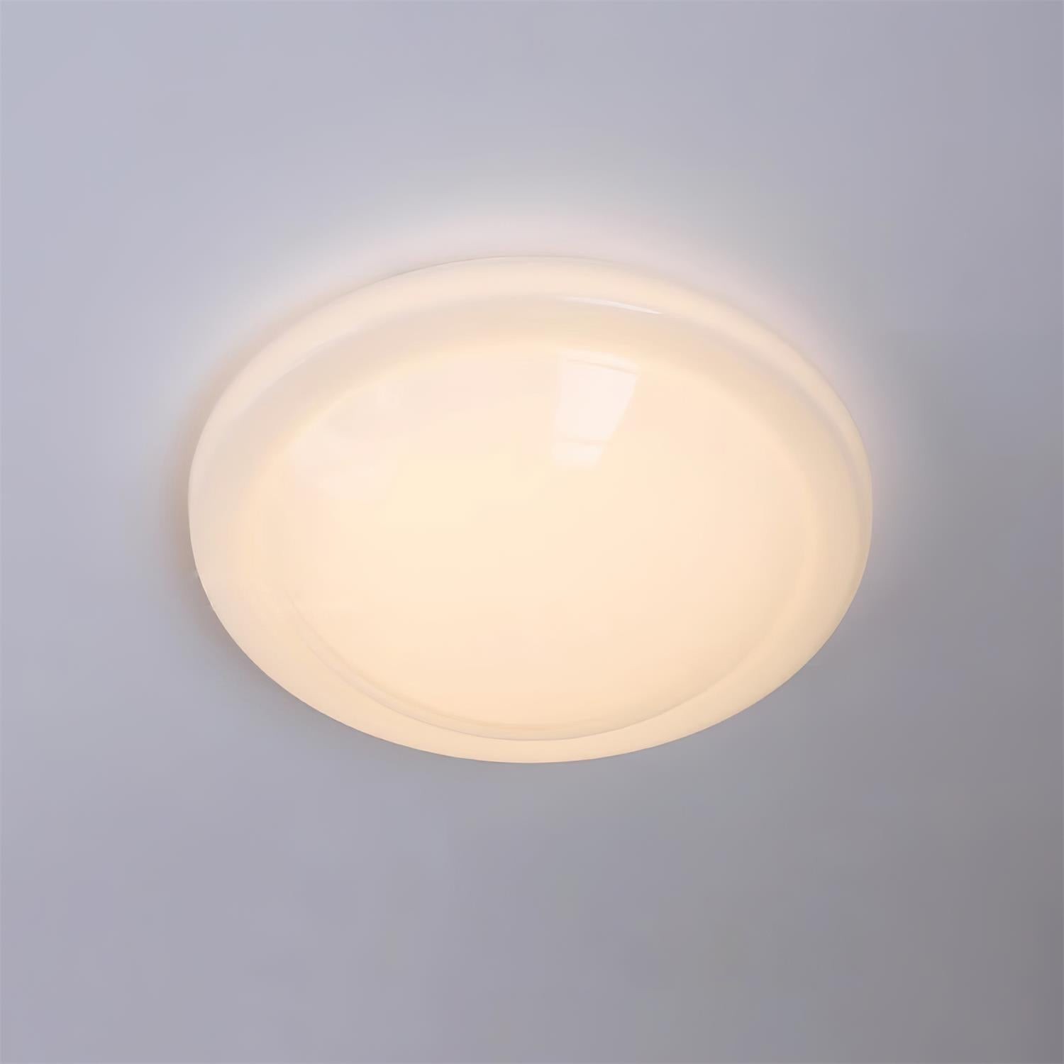 Modern Miminalist White Glass Led Ceiling Lamp M307