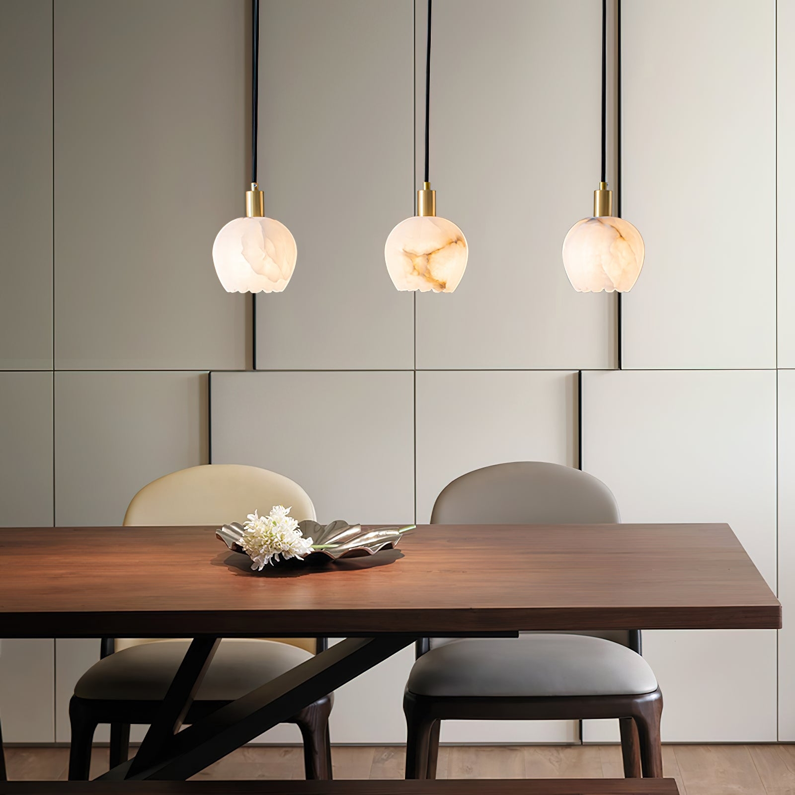 Lilin Alabaster Pendant Light T1648
