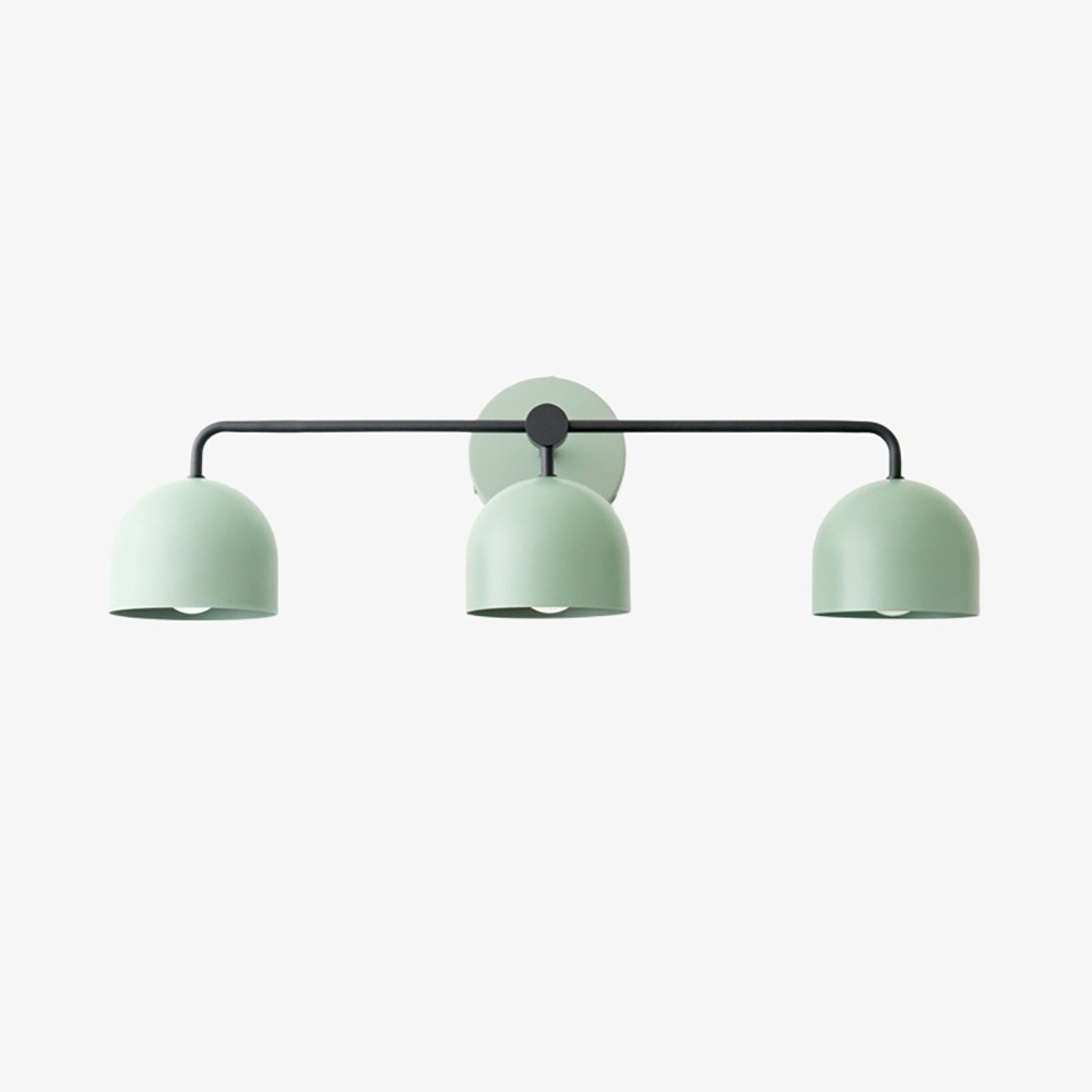Metio Dome Farmhouse Wall Lamp - Metal Bathroom Mirror Sconce Light T450