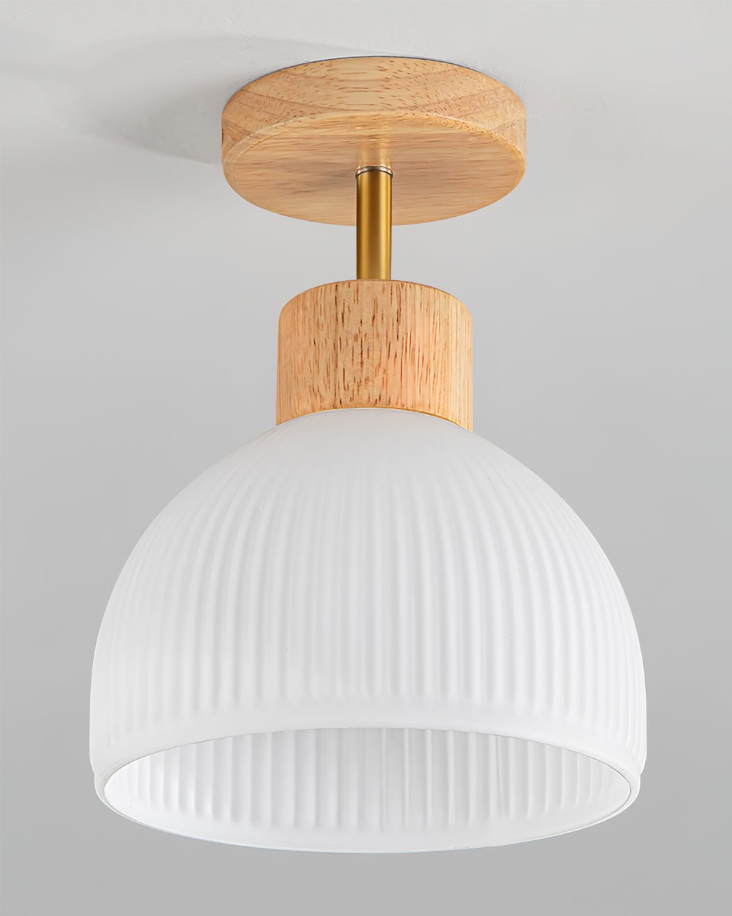 Nordic Wood Style LED Ceiling Lamp M76