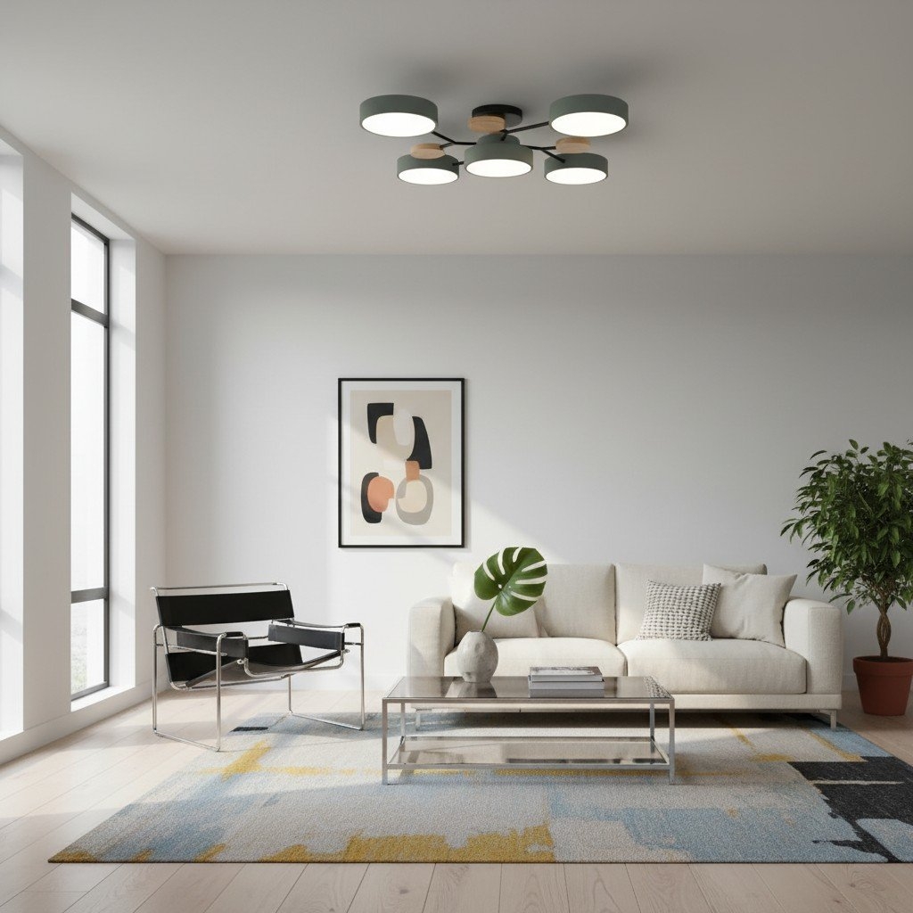 Celos Diffused LED Orb Ceiling Fixture - Stylish Indoor Lighting for Islands and Nooks T592