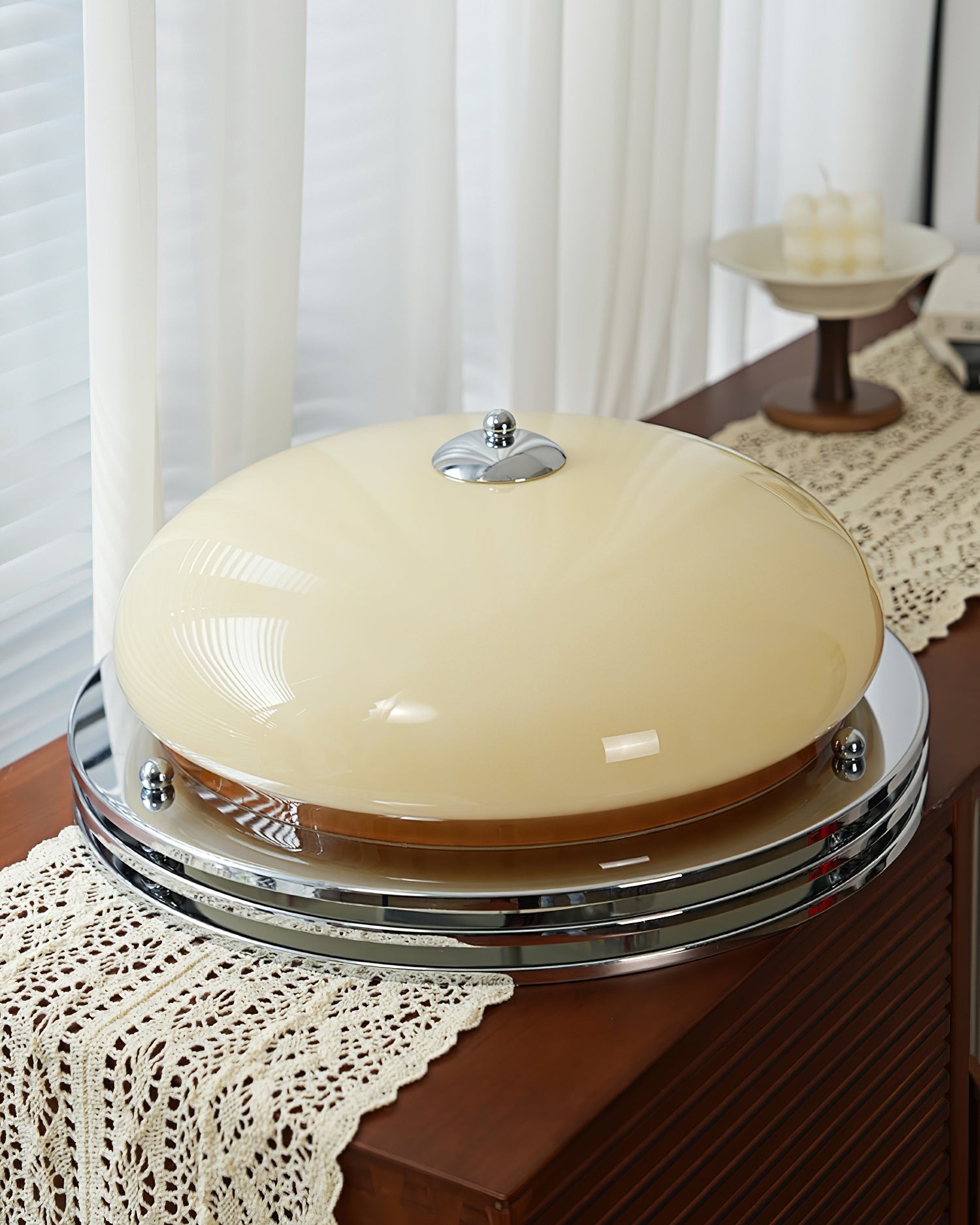 Bauhaus Egg Tart Ceiling Light P034