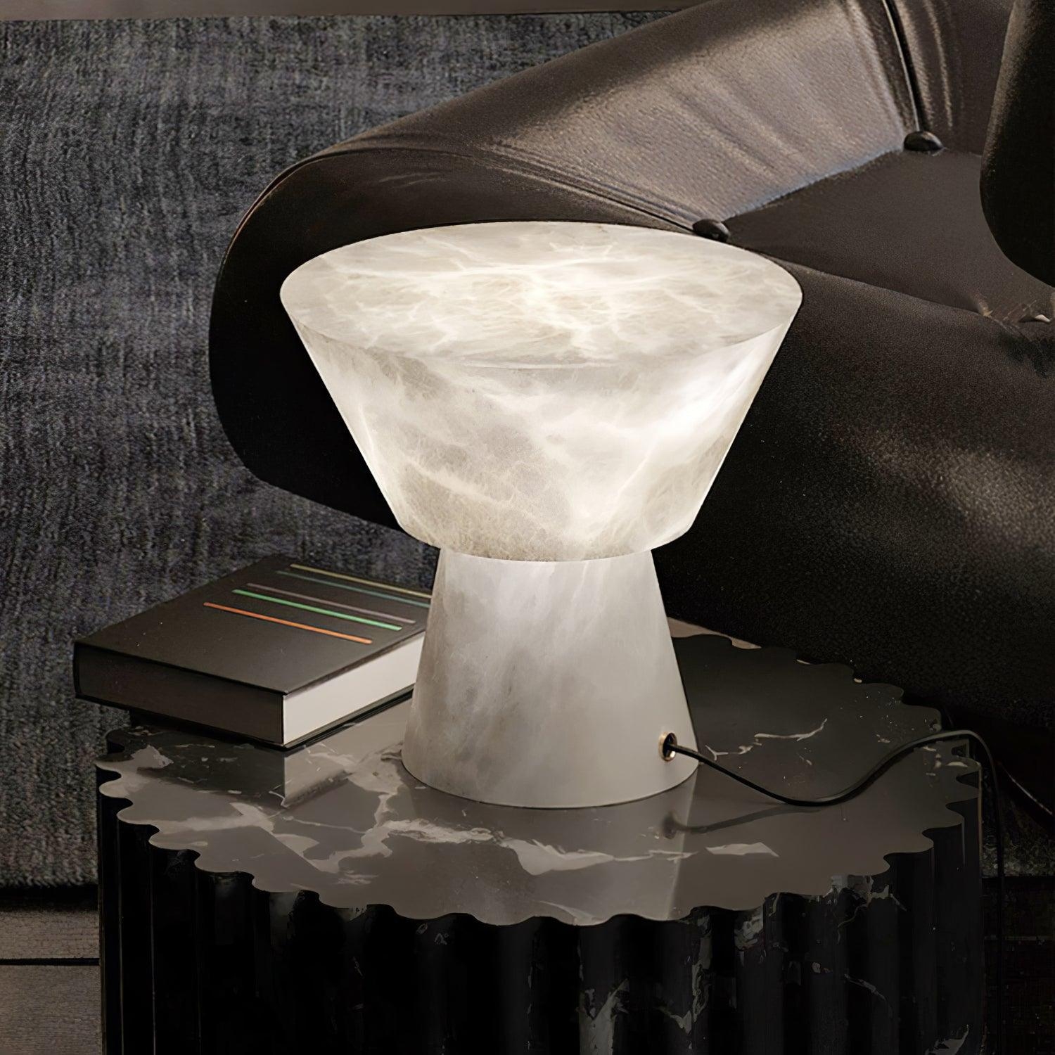 Beta Marble Alabaster Table Lamp T1610
