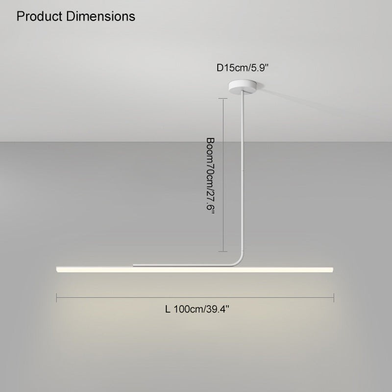 Modern Simple Asymmetrical Linear Pendant Lamp M41