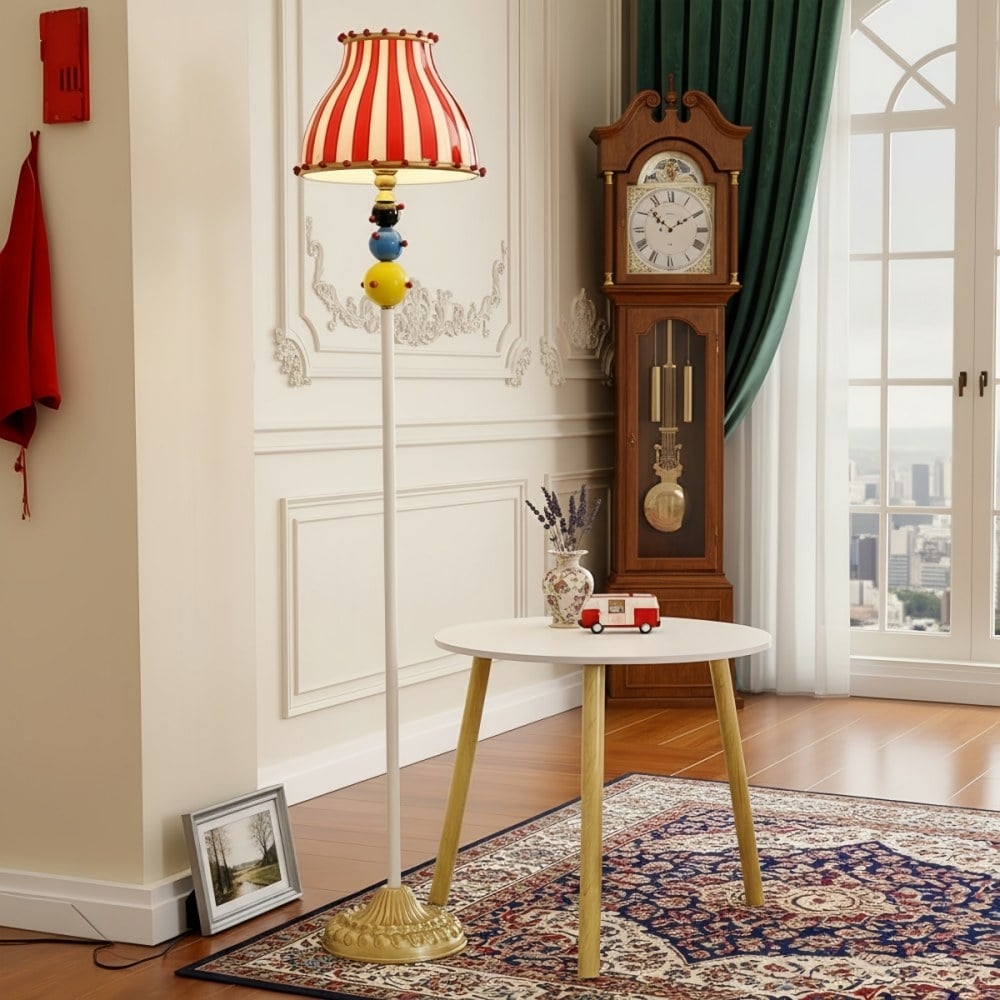 Festilo Circus Sculptural Glass Floor Lamp - Modern Arched Design for Living Room T511