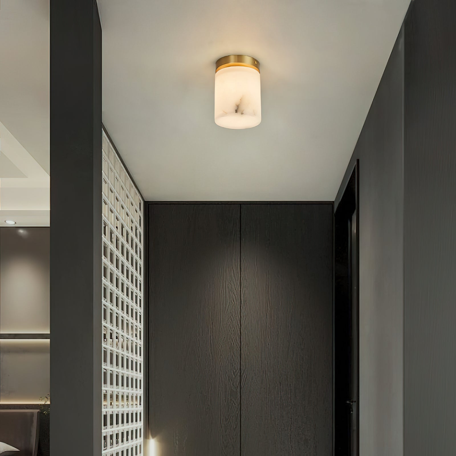 Melange Alabaster Ceiling Light T1720