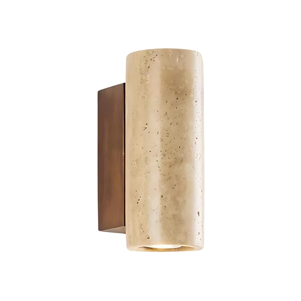 Wabi-Sabi Aura Travertine Wall Light T2022