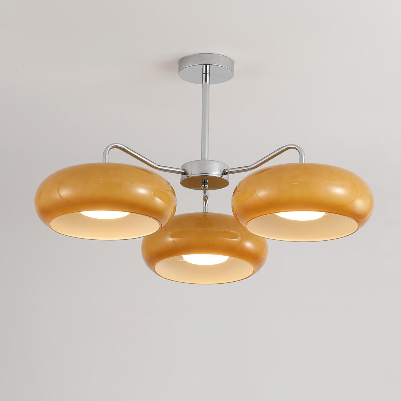 Modern 3 Light Chrome Ceiling Light M223