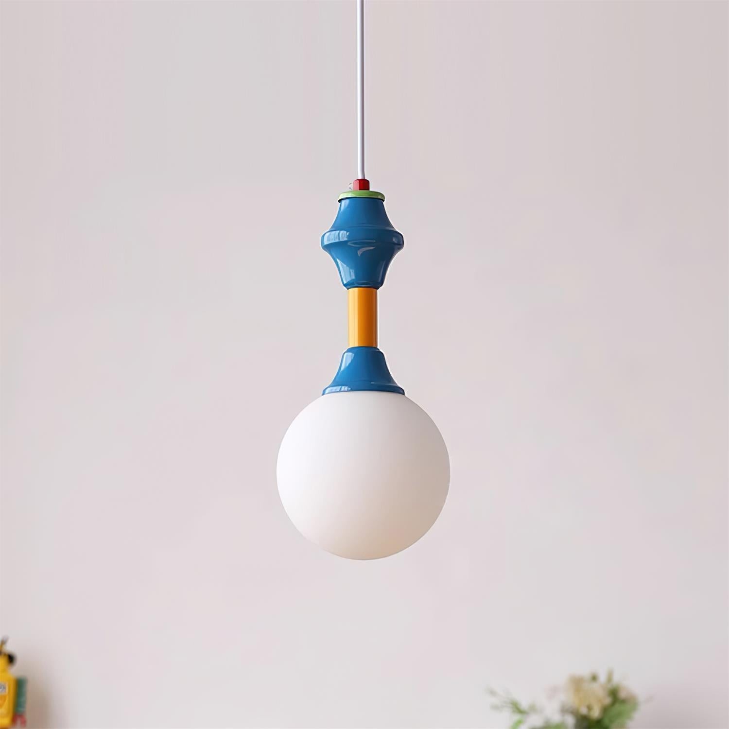 French Blue And White Atmosphere Pendant lamp M93
