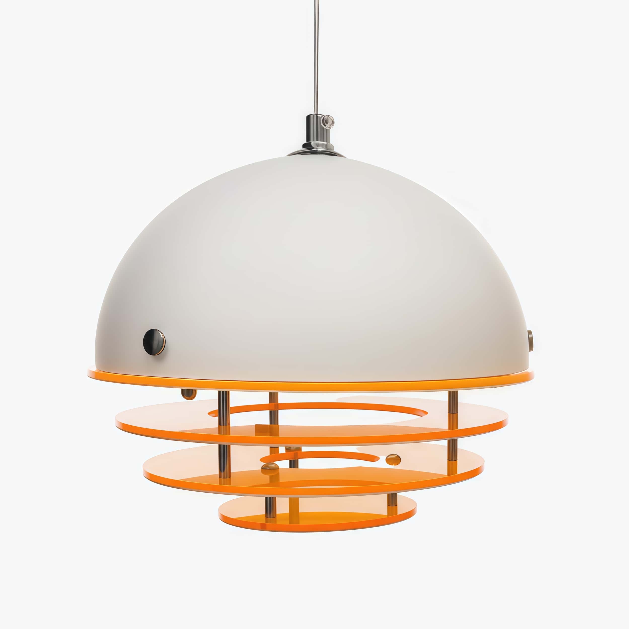 Bauhaus Sunset Pendant Lamp - Warm Ambient Lighting for Living Room S213