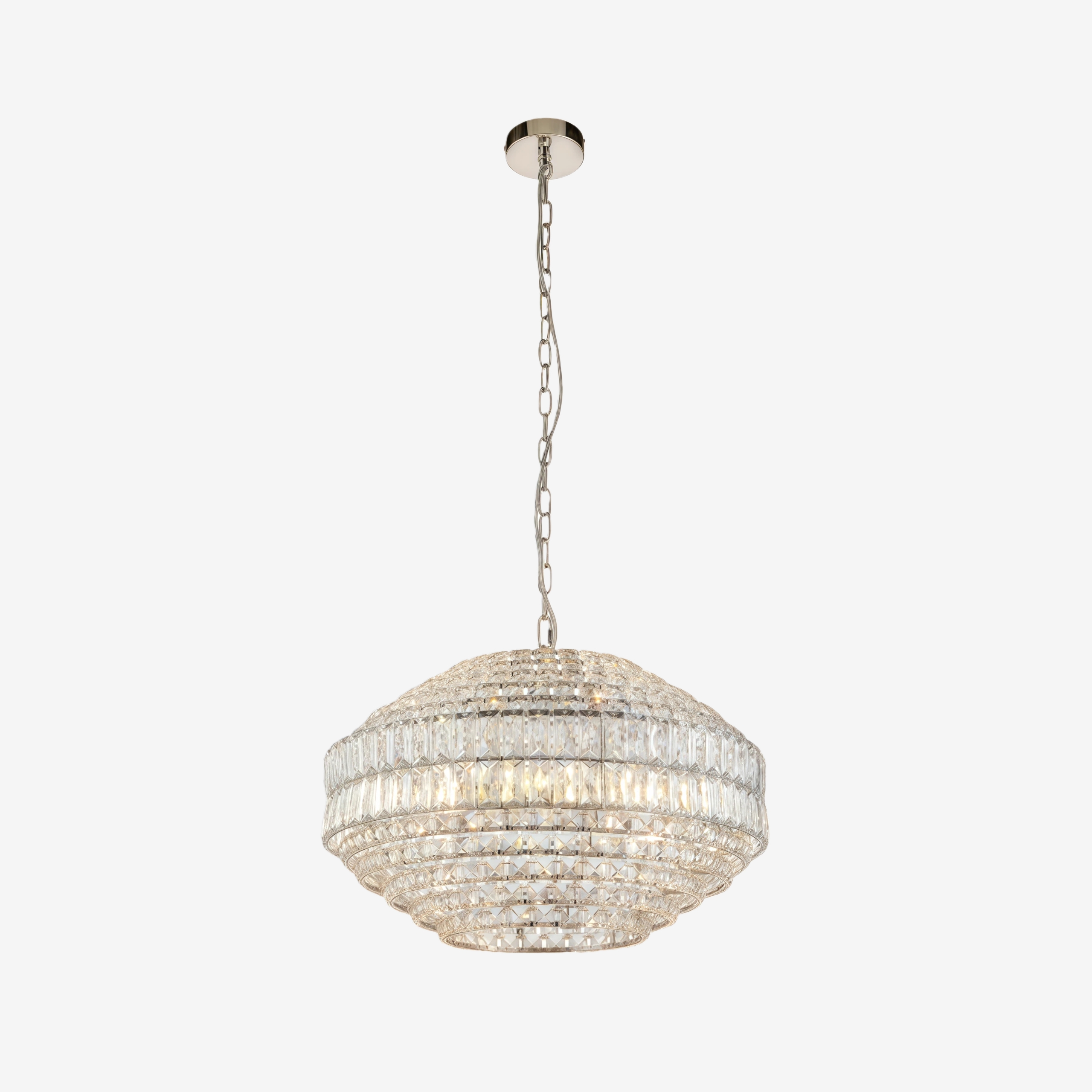 Virelis Style Luxe Crystal Pendant Light - Ambient Lighting for Kitchens & Hospitality Spaces T949