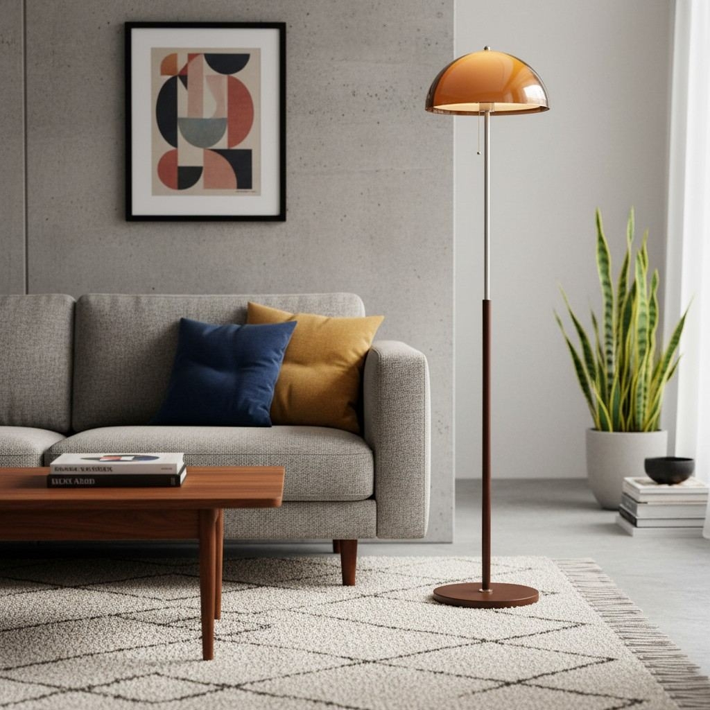 Afterglow Sunset Modern Floor Lamp Clean Lines - Bedroom Living Room T579