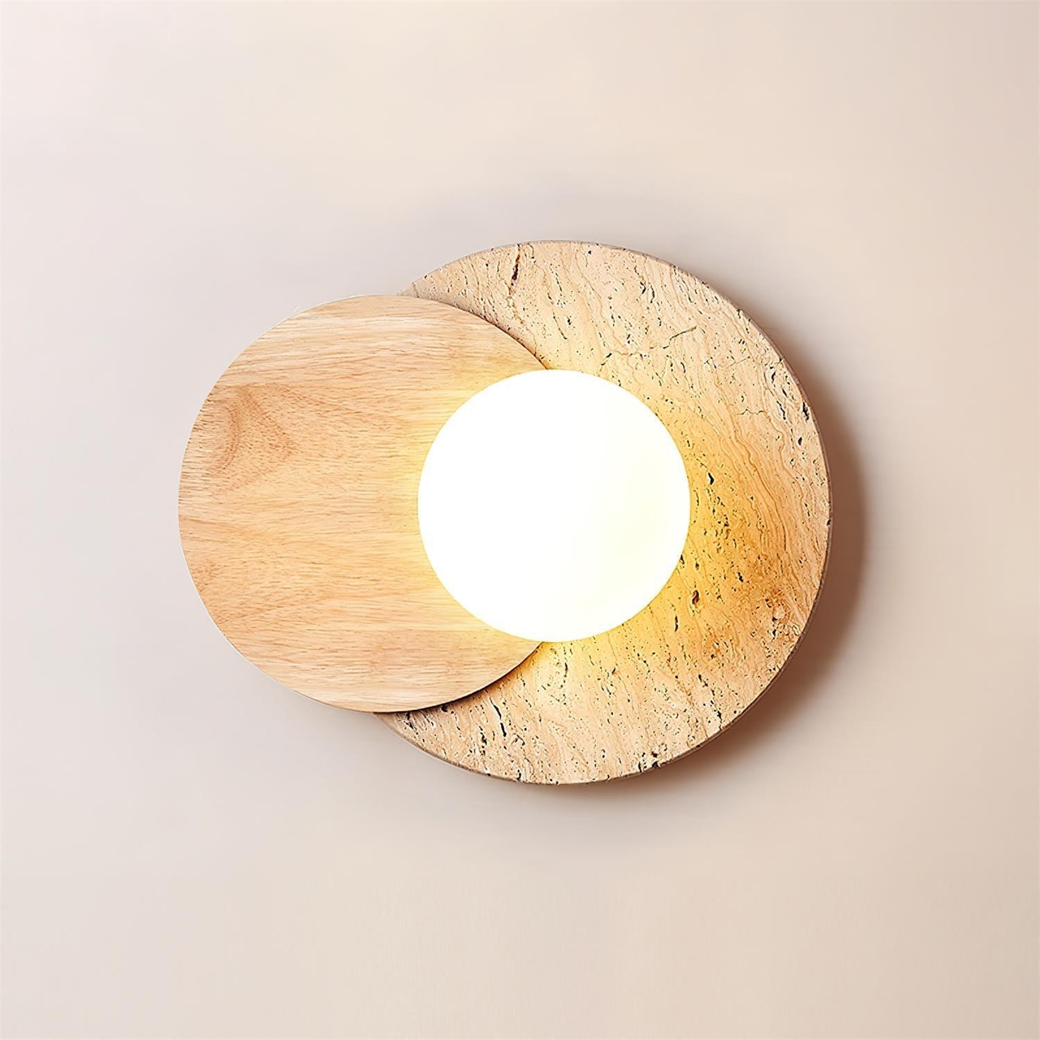 Simple Double Circle Splicing Wall Lamp M125