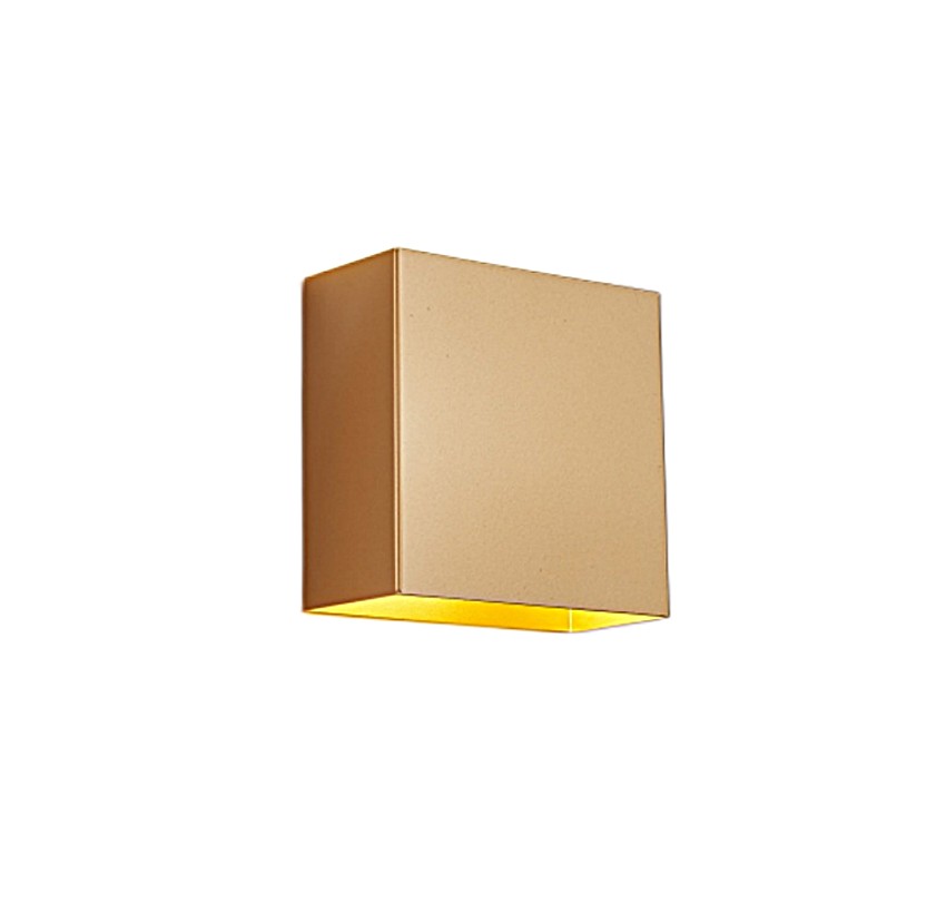 Aluminum Minimalist Style LED-6W Cube Wall Light For Bedroom