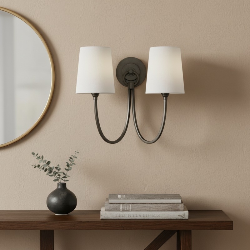 Roven Double Wall Sconce - Classic Style Lighting for Bedroom T657