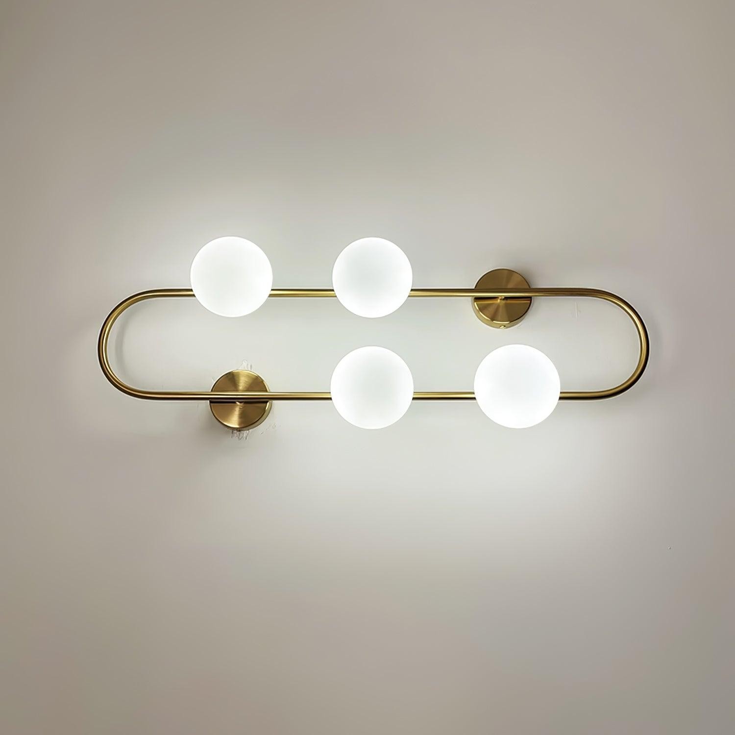 Nordic Modern Geometric Glass Globe Wall Lamp M468