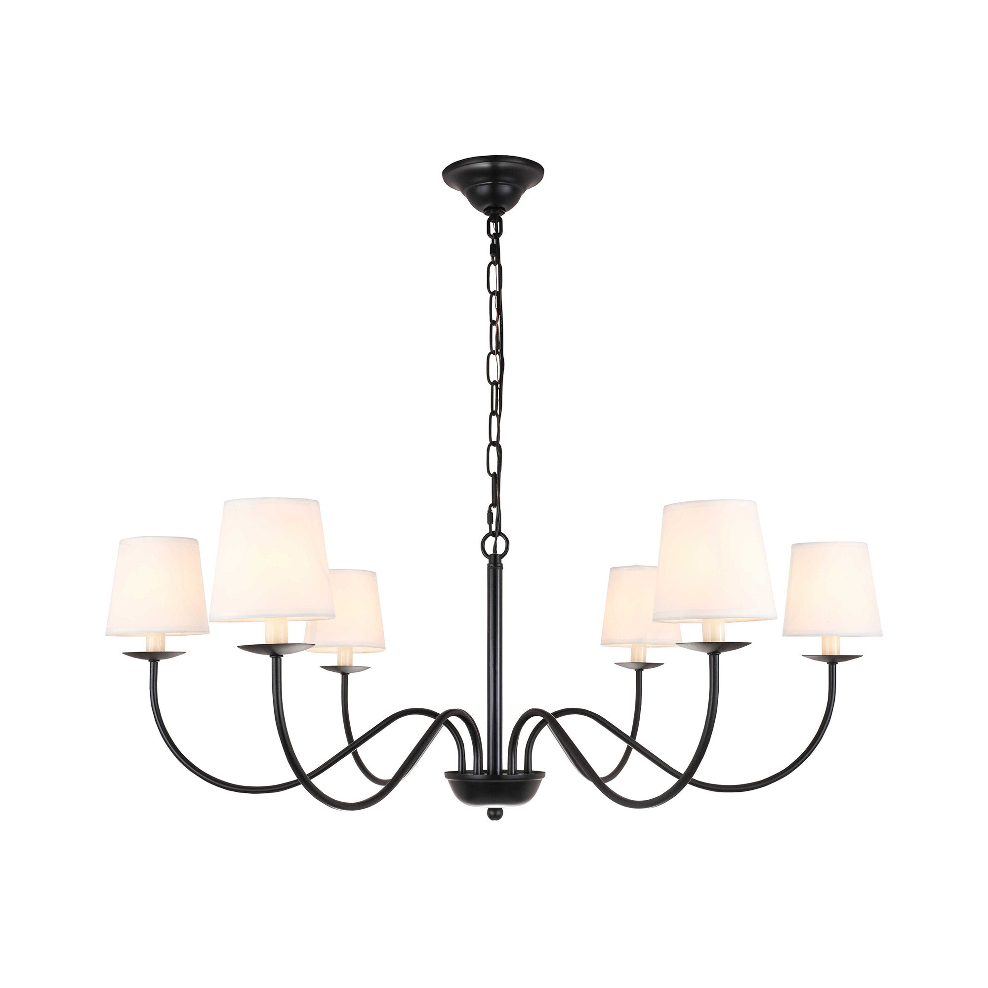 Eclipse Brass Chandelier T1736