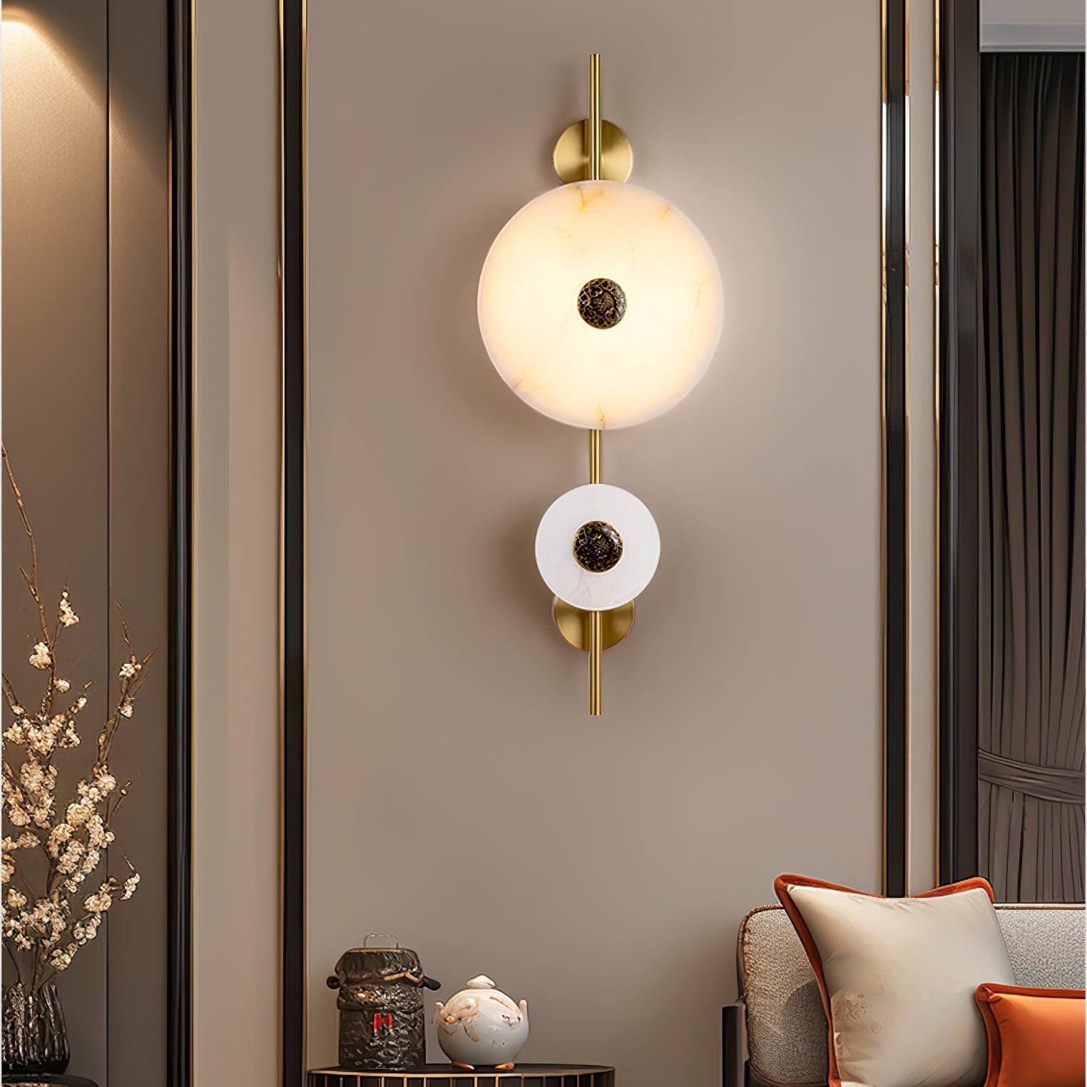 Light Luxury Disc-Shaped Wall Lamp M580
