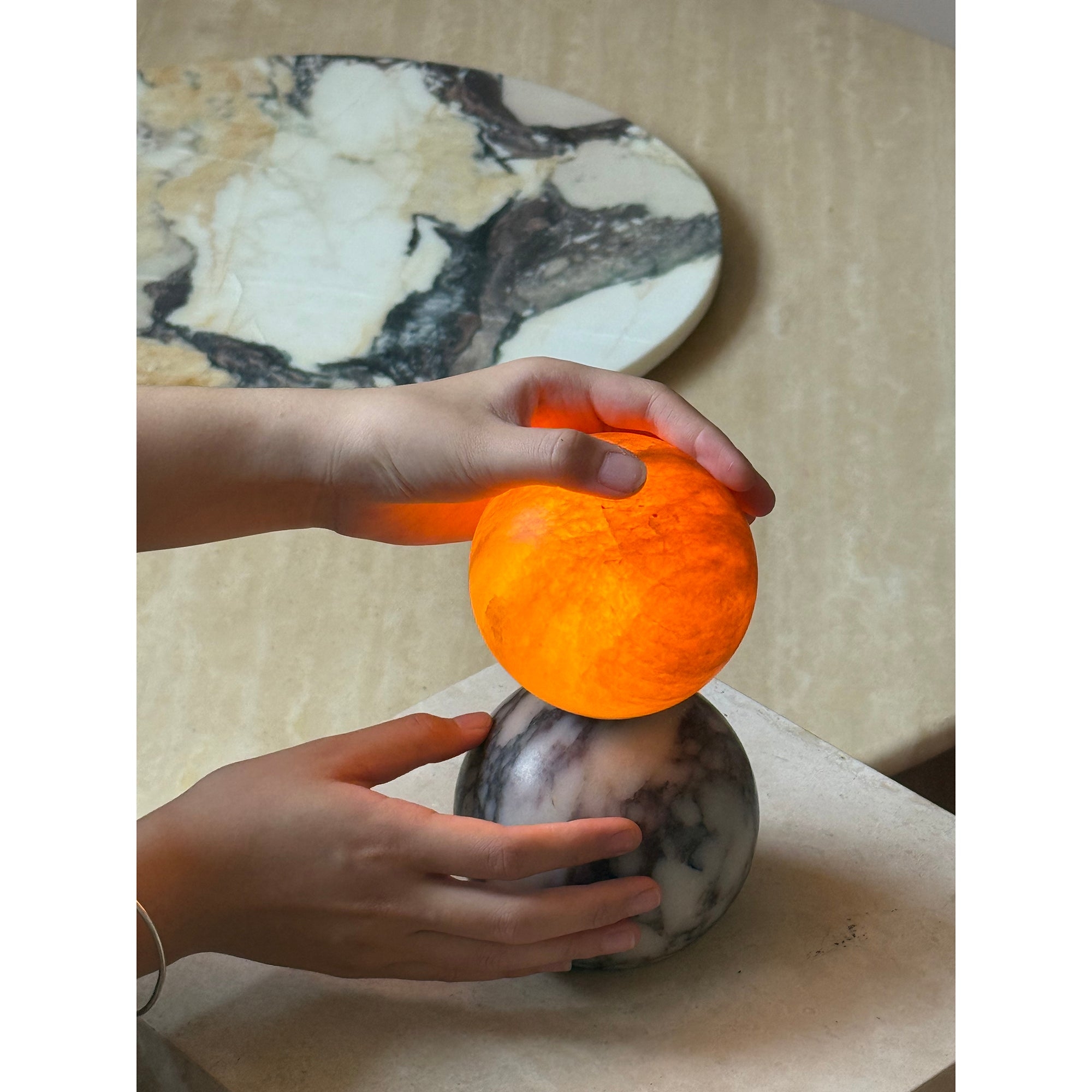 Lucide Marble Table Lamp T1891