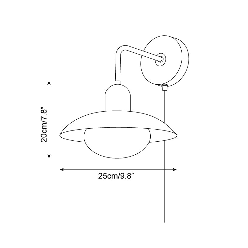 Carolia Plug In Wall Lamp T1281