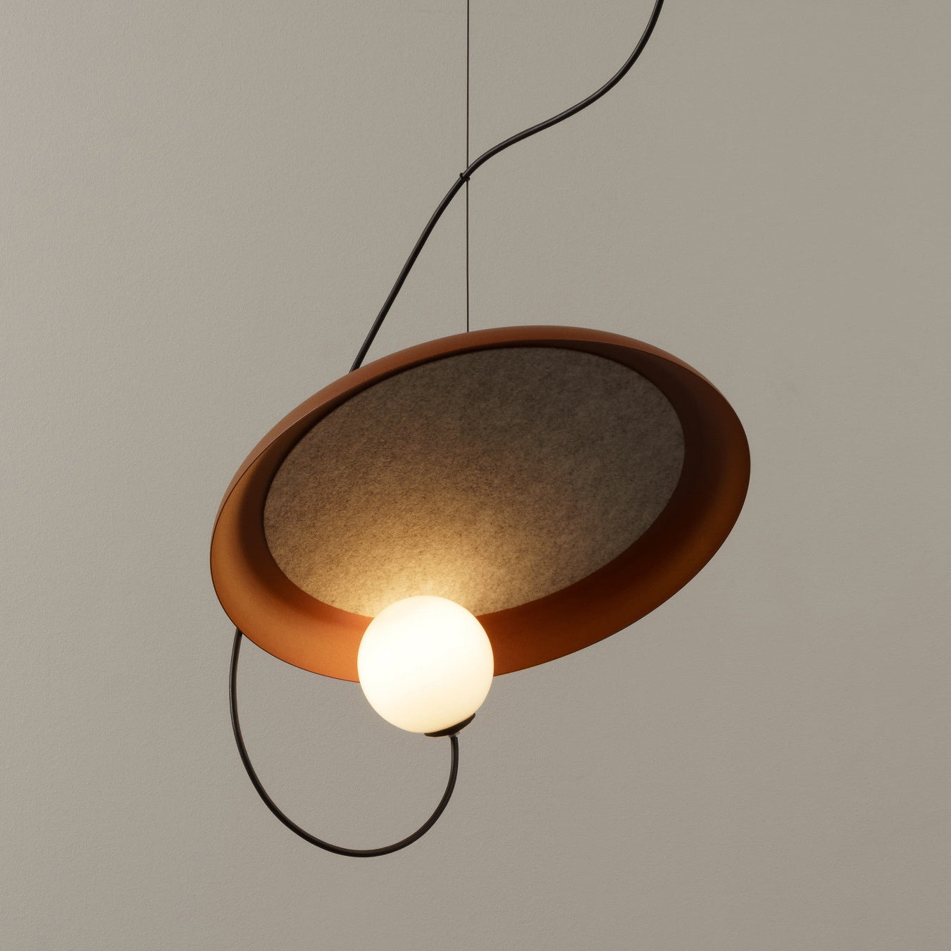 Acoustic Disc Pendant Lamp T1672