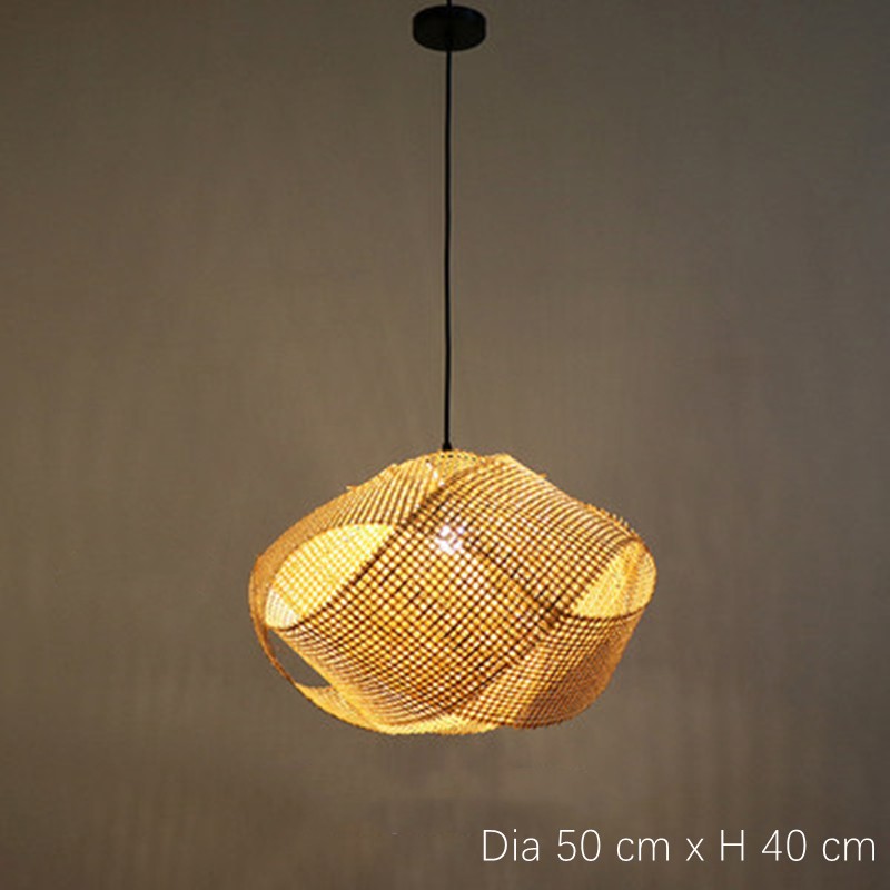 Southeast Asian Style Rattan Chandelier