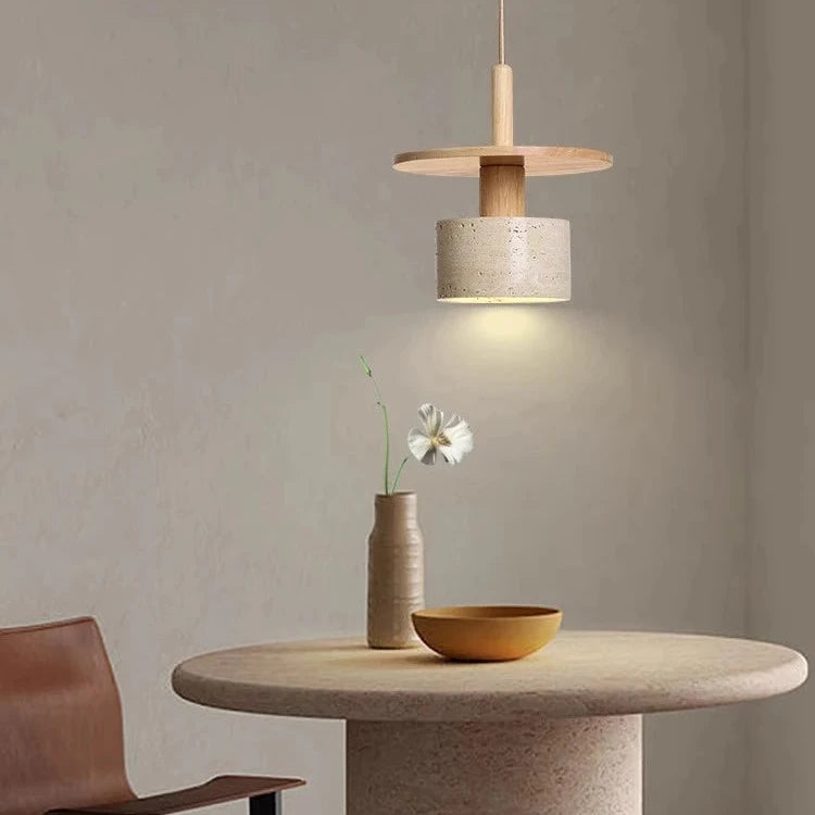 Travertine Vintage Retro Style Pendant Light T2148