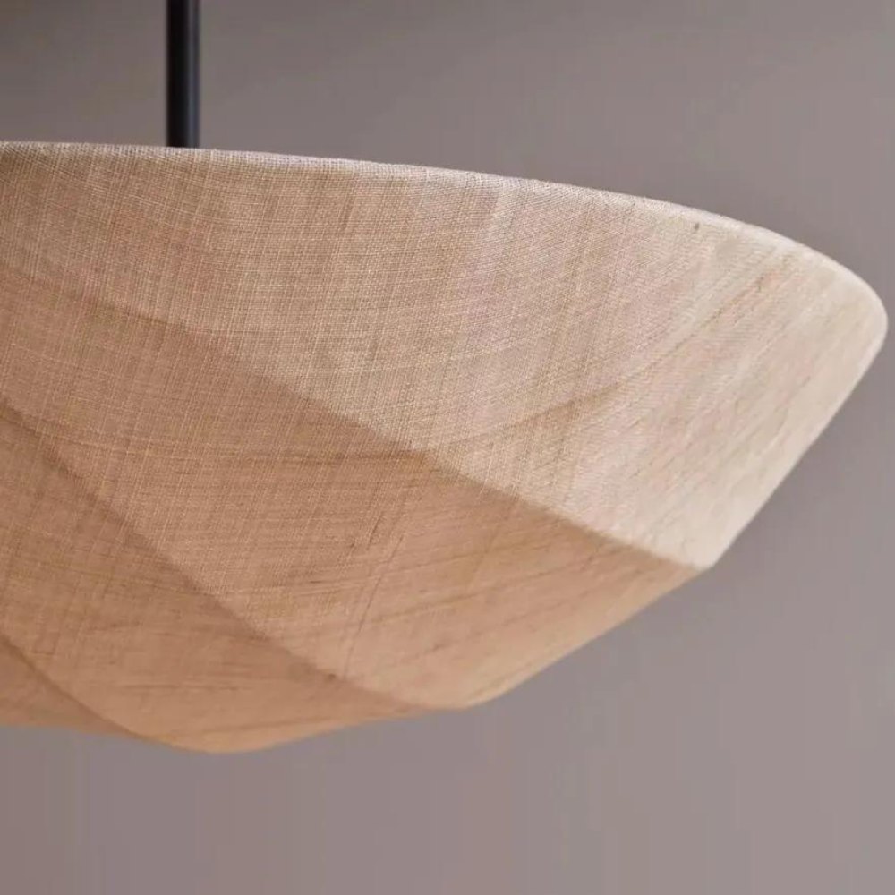 The Wabi-Sabi Canvas Linen Ceiling Light T2007