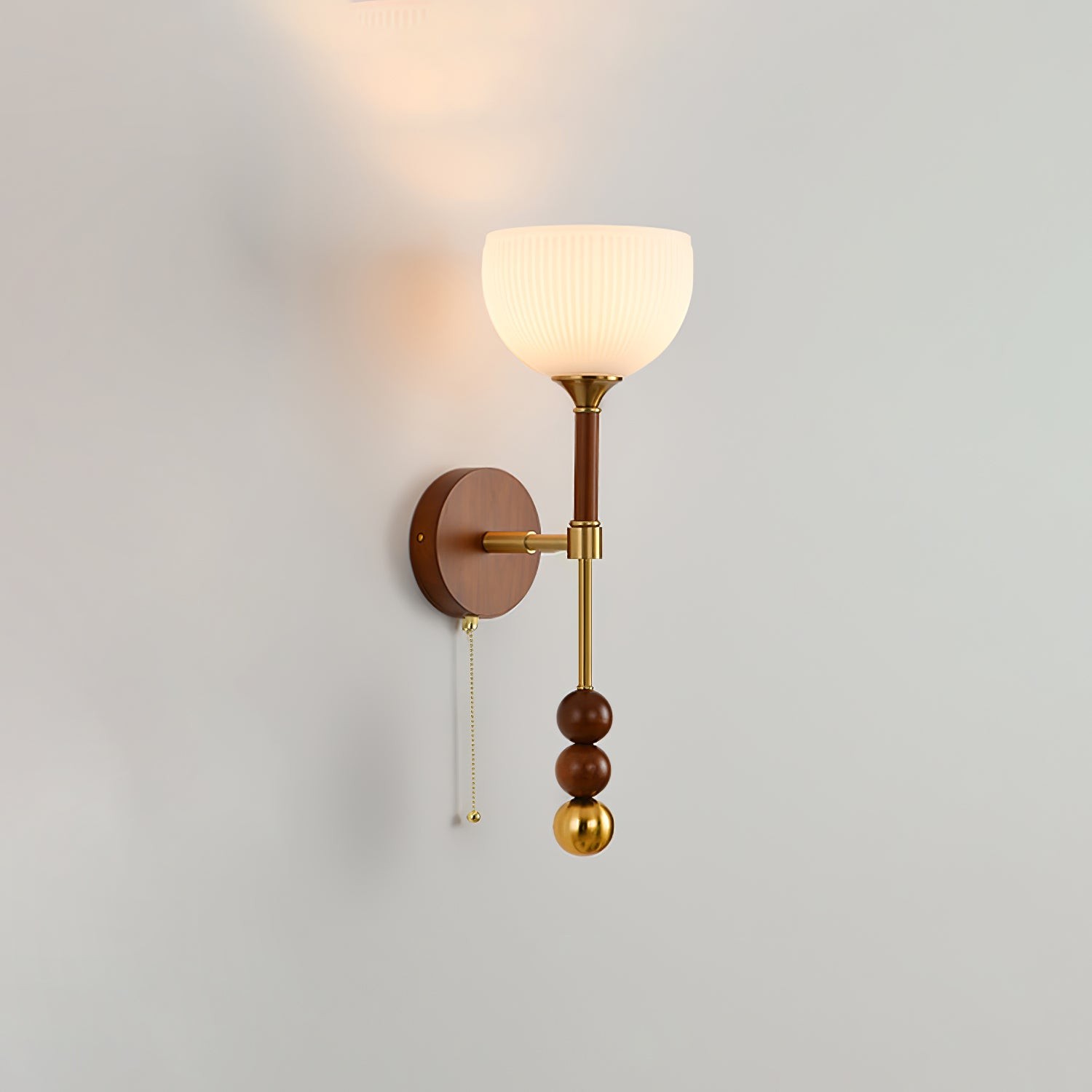 Retro Solid Wood Series Wall Lamp M419